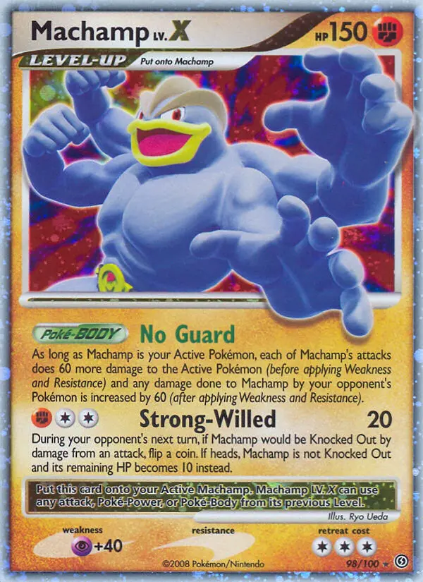 Machamp LV.X #98 — Diamond & Pearl Stormfront